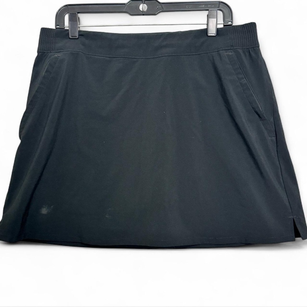 Columbia PFG Black Lined Skirt Sz L Hiking‎ Golf Tennis Active Athleisure